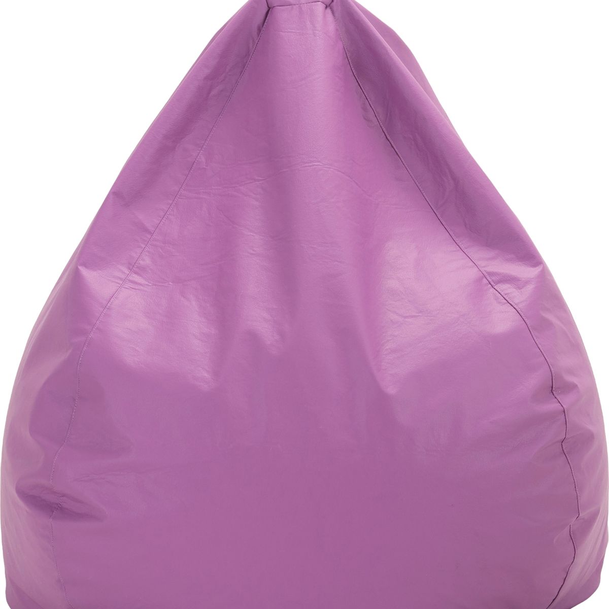 GENERICO - Pouf Pera Infantil Lila Eco Cuero 60x50x50 cm Máxima Design