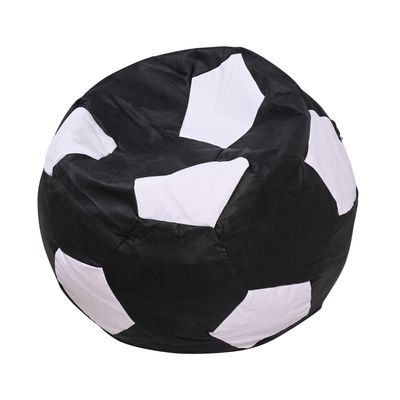 Imagen 2 del producto Pouf Pera Infantil Fútbol Negro-Blanco 50x50x50 Máxima Design