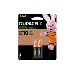 DURACELL - Pila Recargable AAA 2 Unidades 900 Mah