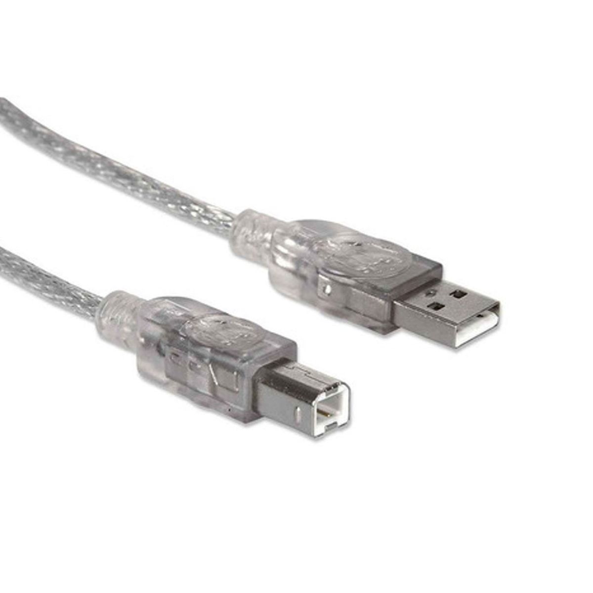 MANHATTAN - Cable Para Impresoras Usb 2.0 A Macho B Macho 480mbps 1.8mts