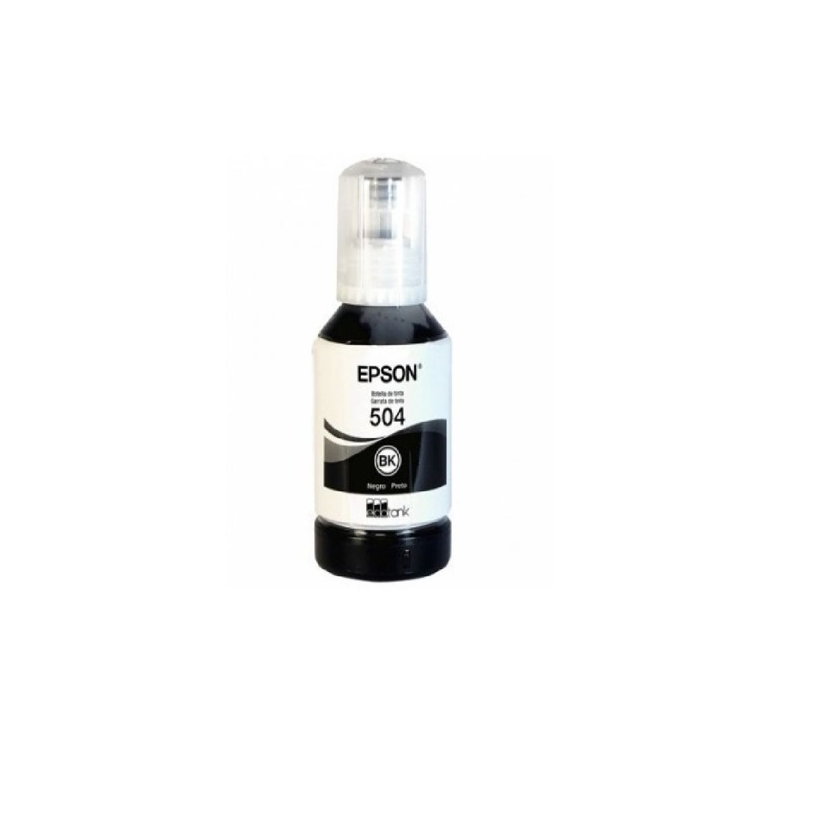 EPSON - Tinta Botella Epson T504 127ml Ecotank Negro - Negro