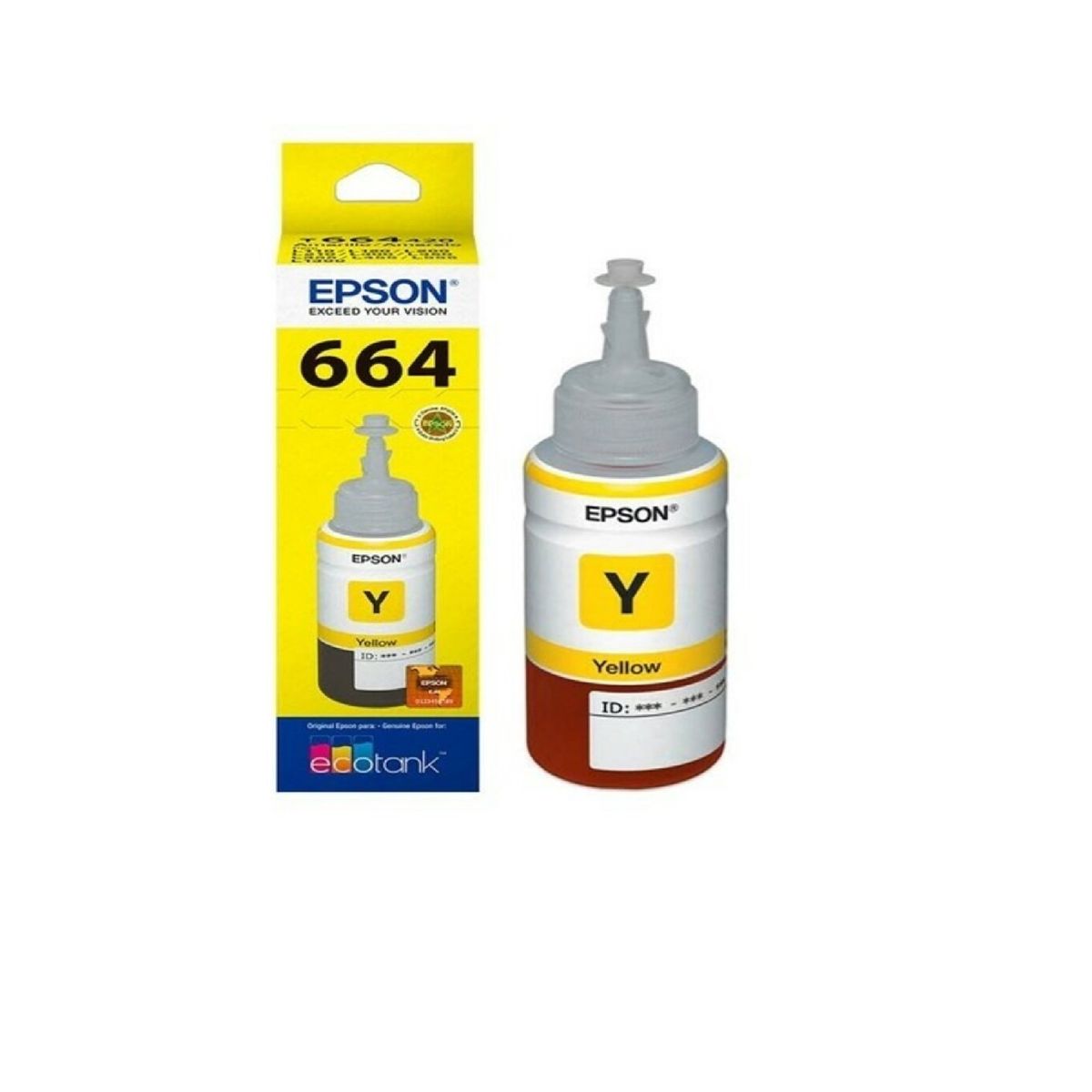 EPSON - Botella Tinta Epson T664 Original Amarillo EPSON