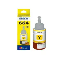 EPSON - Botella Tinta T664 Original Amarillo - Amarillo
