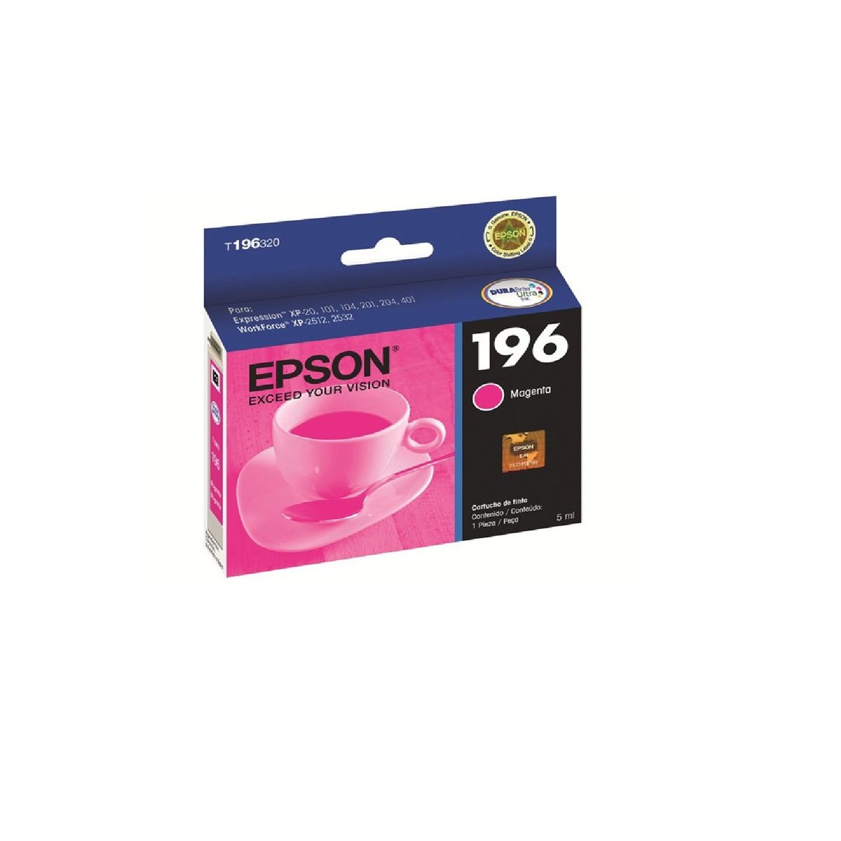EPSON - Cartucho De Tinta Epson 196 Magenta Original - 170 Páginas