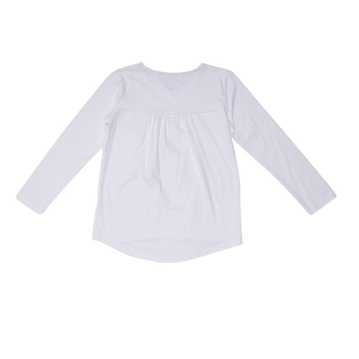 PILLIN - Polera Manga Larga Niña Blanco Pillín PILLIN