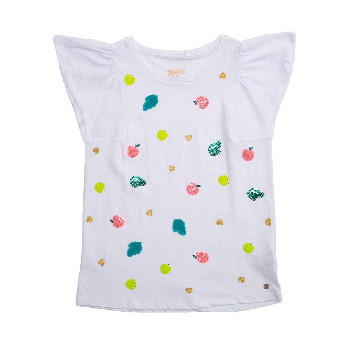 PILLIN - Polera Niña Blanco Pillín PILLIN