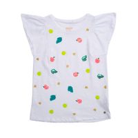 Polera Niña Blanco Pillín