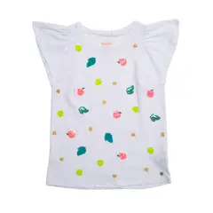 PILLIN - Polera Niña Blanco Pillín