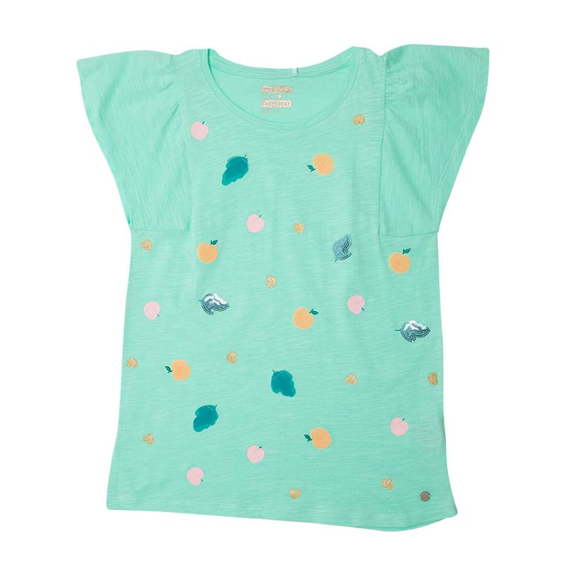 PILLIN - Polera Niña Menta Pillin PILLIN