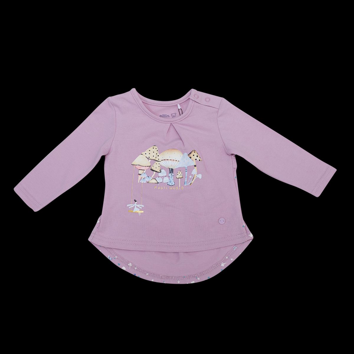 PILLIN - Polera Manga Larga Bebé Niña Morado Pillin PILLIN