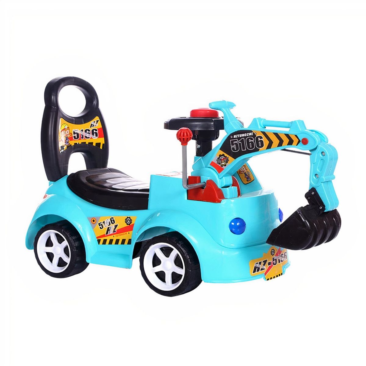 MON PETIT - Correpasillo Caminador Andador Retroexcavadora Luces y Sonido