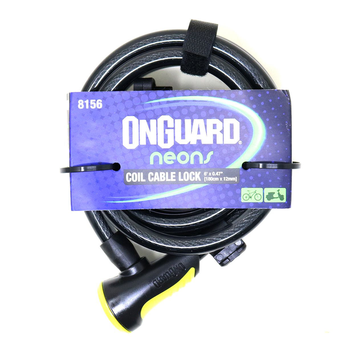 ONGUARD - Candado OnGuard Llave Espiral NS Coil 180cmX12mm