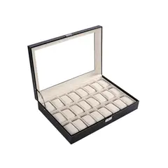 GENERICO - Caja Estuche Organizador de 24 Relojes de Lujo