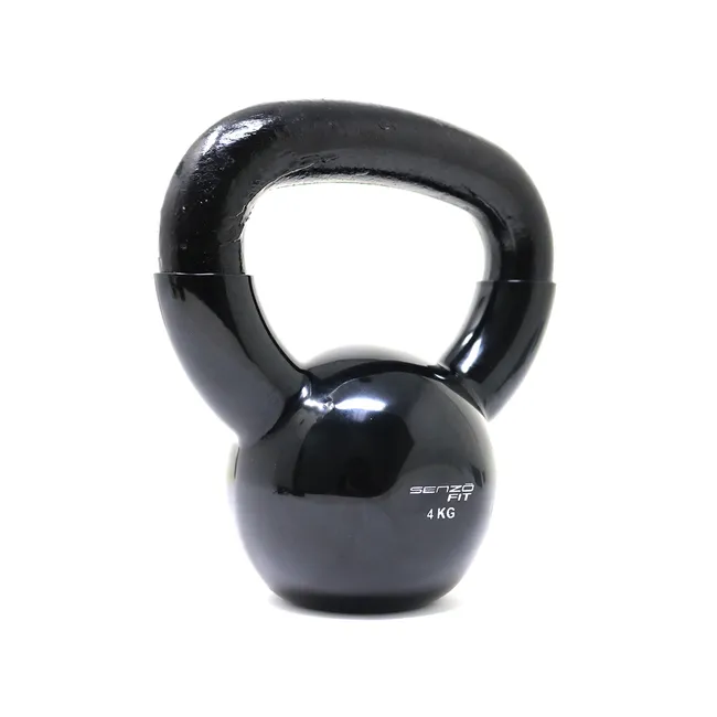 SENZO - Kettlebell 4kg cubierta de vinilo Senzo Fit