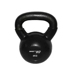 SENZO - Kettlebell 4kg cubierta de vinilo Fit