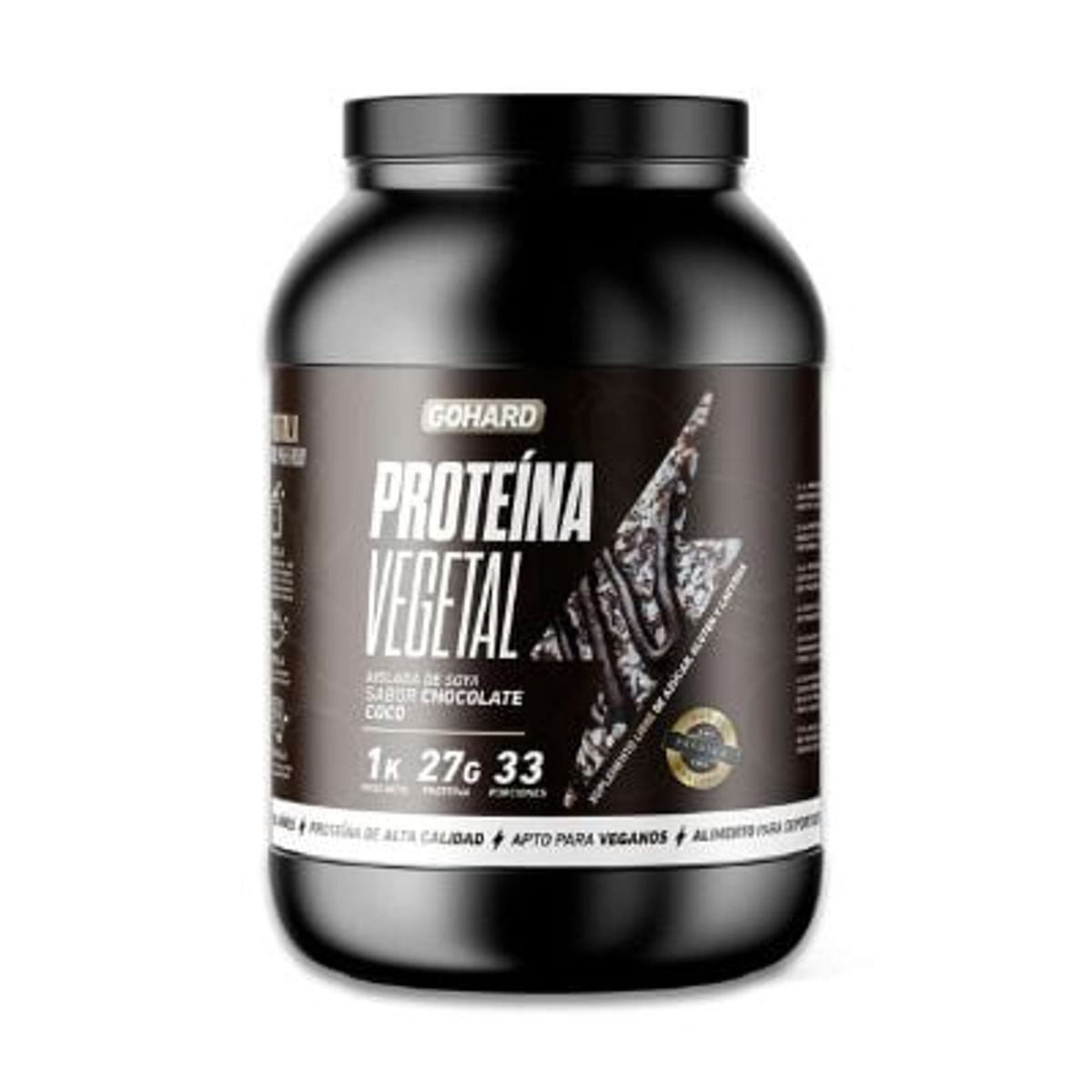 GOHARD - PROTEÍNA VEGETAL - 33 SERVICIOS - GOHARD CHOCOLATE COCO