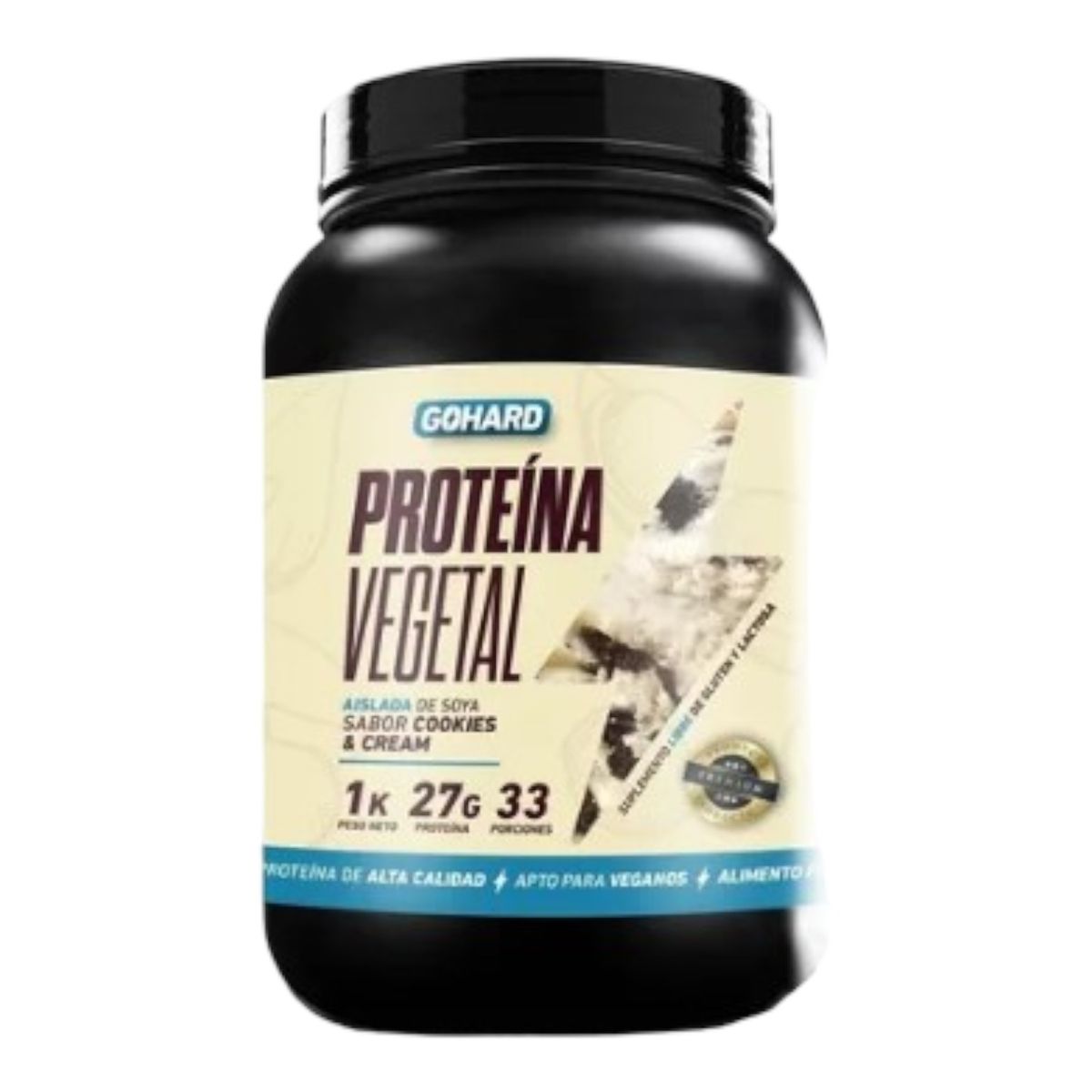 GOHARD - PROTEÍNA VEGETAL - 33 SERVICIOS - GOHARD COOKIES & CREAM