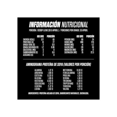 Imagen 2 del producto PROTEÍNA VEGETAL - 33 SERVICIOS - CAPUCCINO