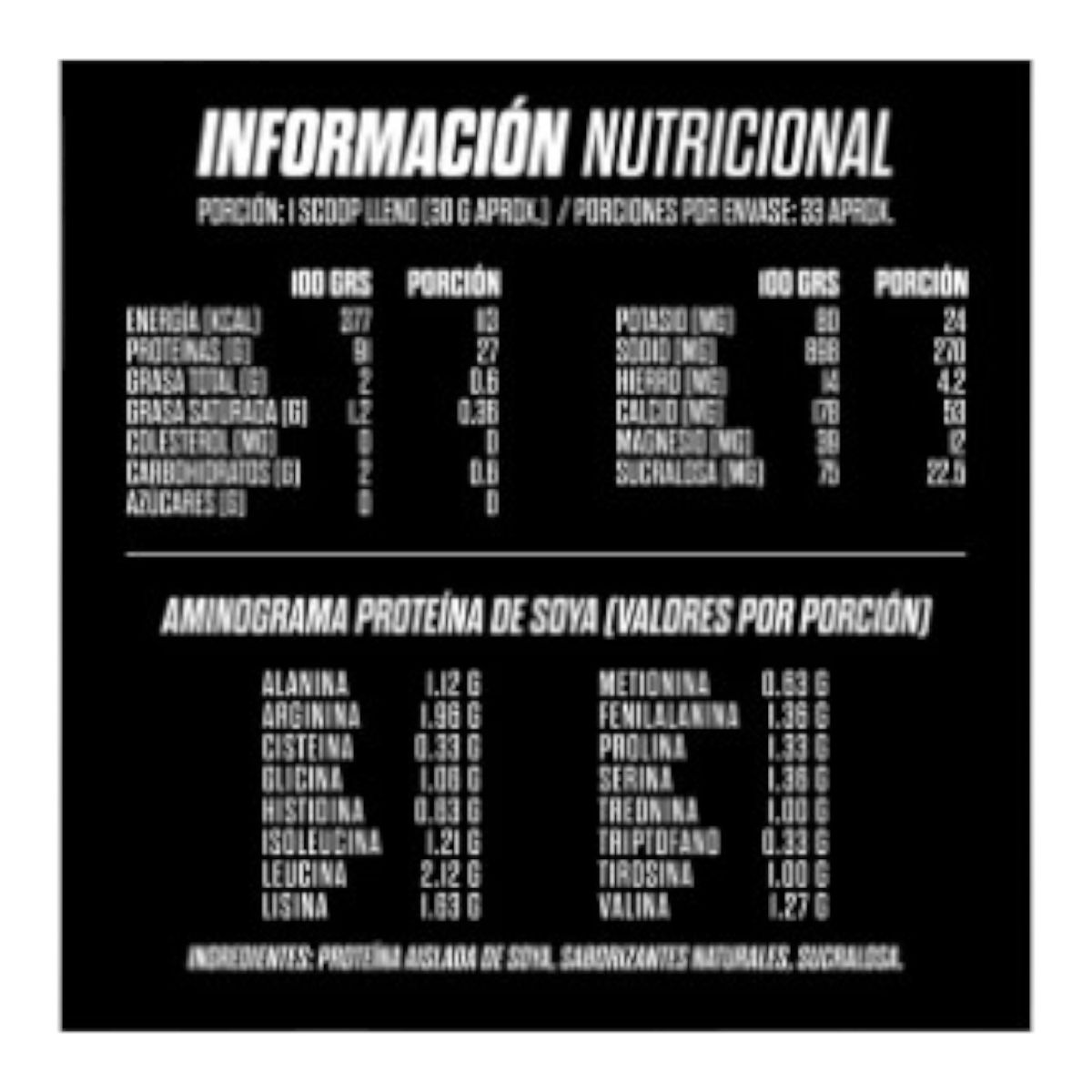 GOHARD - PROTEÍNA VEGETAL - 33 SERVICIOS - GOHARD DULCE DE LECHE