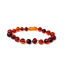 AMBARI - Pulsera adulto coñac