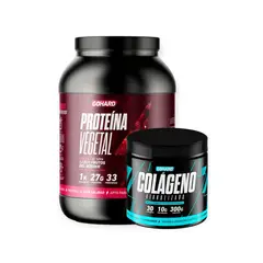 GOHARD - PROTEINA VEGETAL FRUTOS DEL BOSQUE PACK COLAGENO HIDROLIZADO