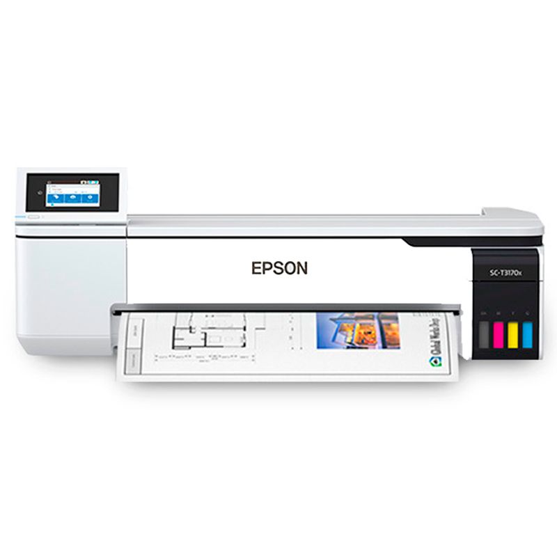 EPSON - Impresora Plotter SureColor T3170x 24" Wifi Tinta Continua.