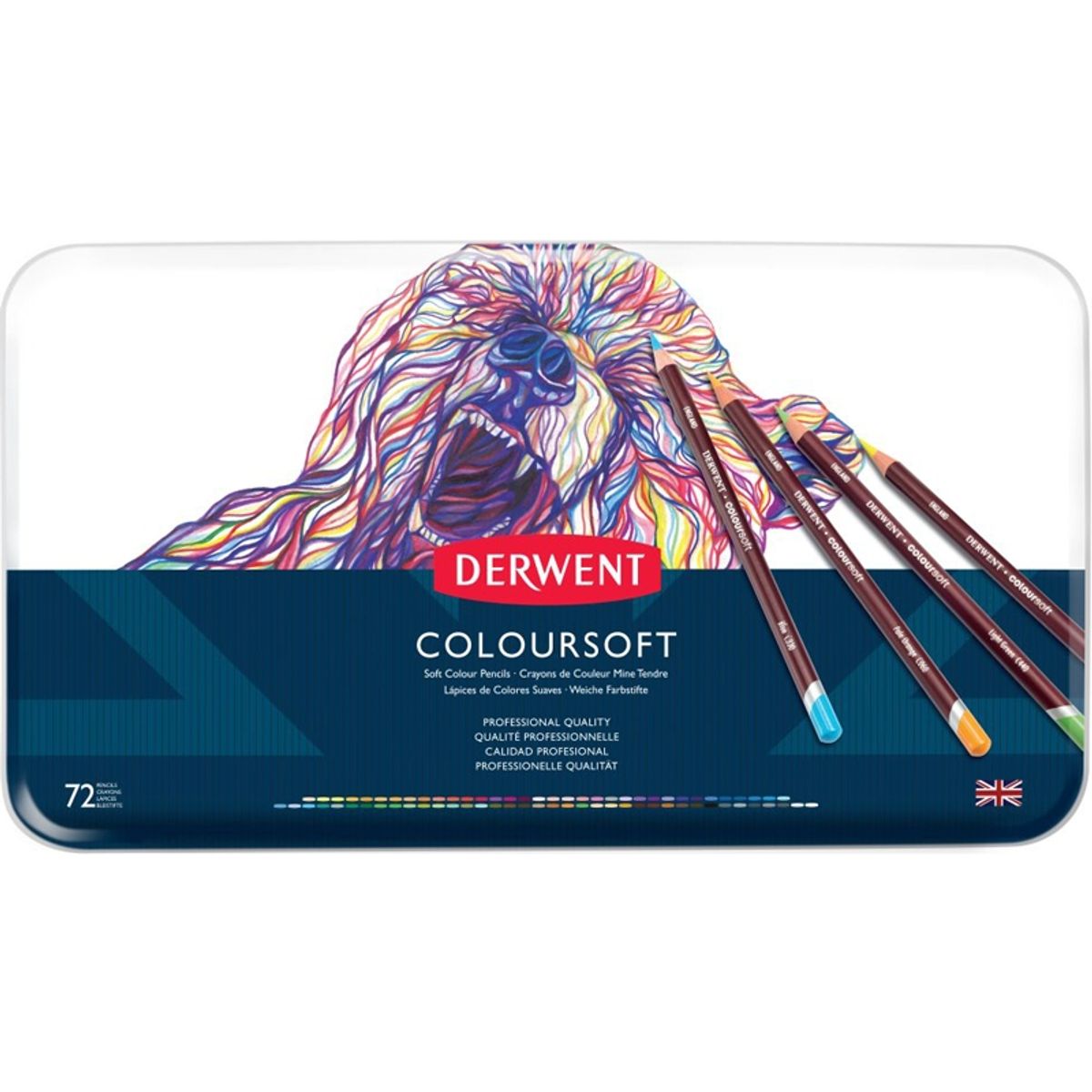 DERWENT - Lápices De Colores Coloursoft Derwent Set 72
