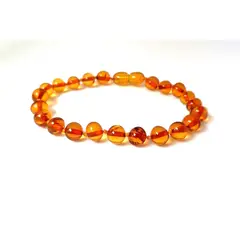 AMBARI - Pulsera adulto miel pulida