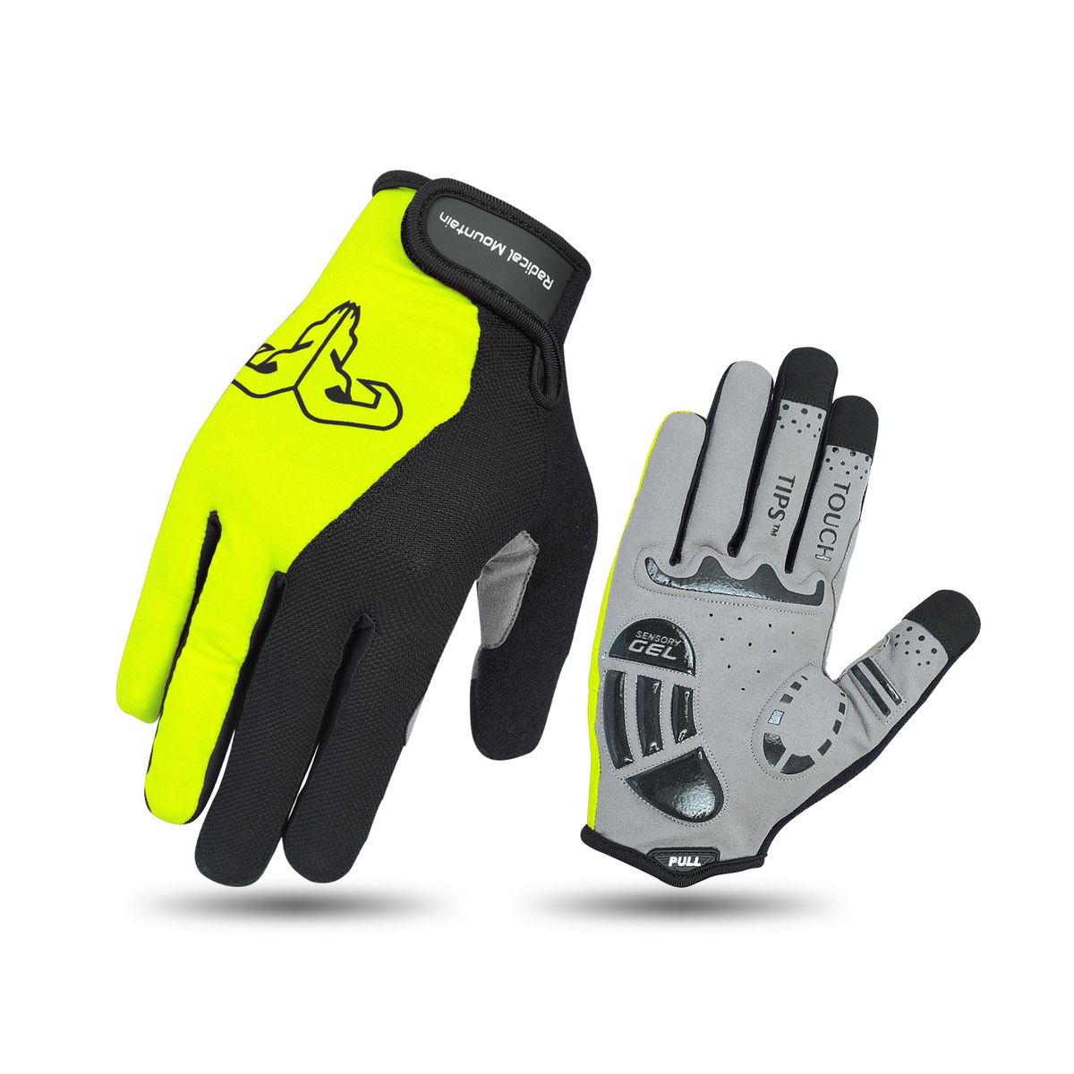 RADICAL MOUNTAIN - Guantes Radical Mountain Largo 1800 Negro/Amarillo S