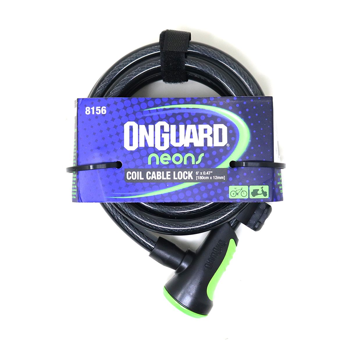 ONGUARD - Candado OnGuard Llave Espiral NS Coil 180cmX12mm