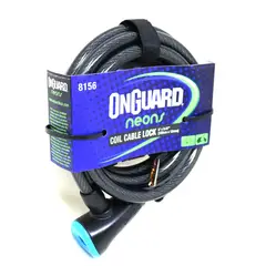 ONGUARD - Candado Llave Espiral NS Coil 180cmX12mm