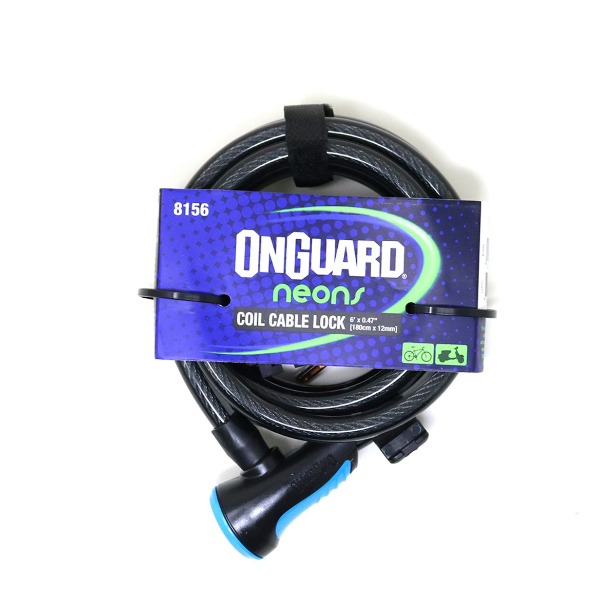 ONGUARD - Candado OnGuard Llave Espiral NS Coil 180cmX12mm