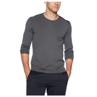 Camiseta Polera Manga Larga Primera Capa Bambú Hombre Cuello Redondo