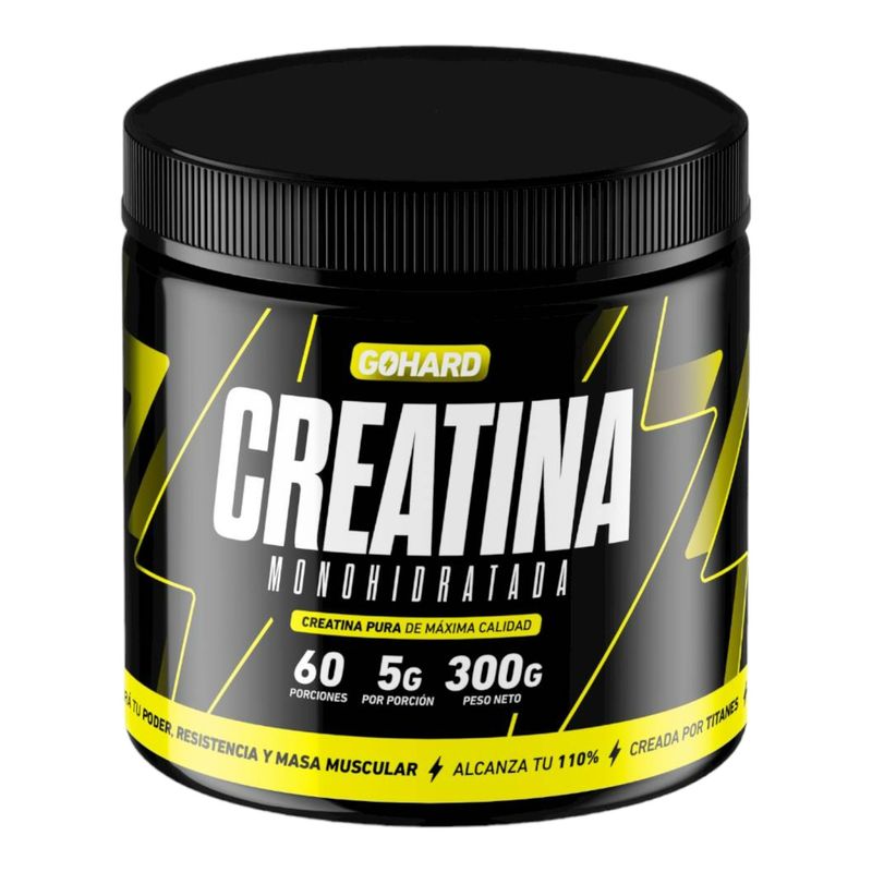 GOHARD - CREATINA MONOHIDRATADA - 60 SERVICIOS - GOHARD