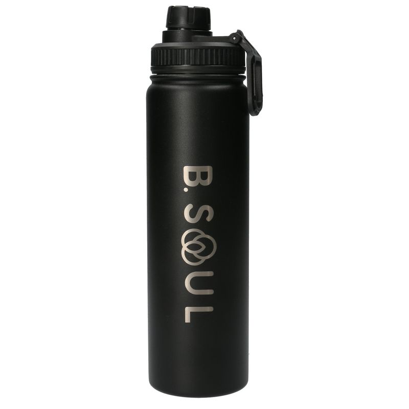 BSOUL - Botella De Agua 700 Ml Negro Unisex BSOUL