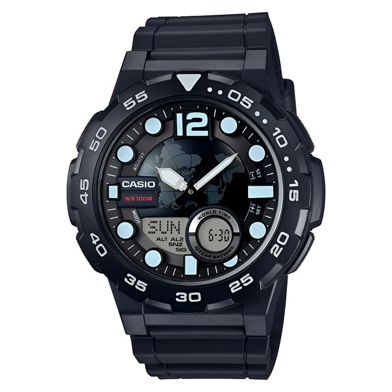 CASIO - Reloj Casio de Hombre AEQ-100W-1AVDF Classic Style - Negro