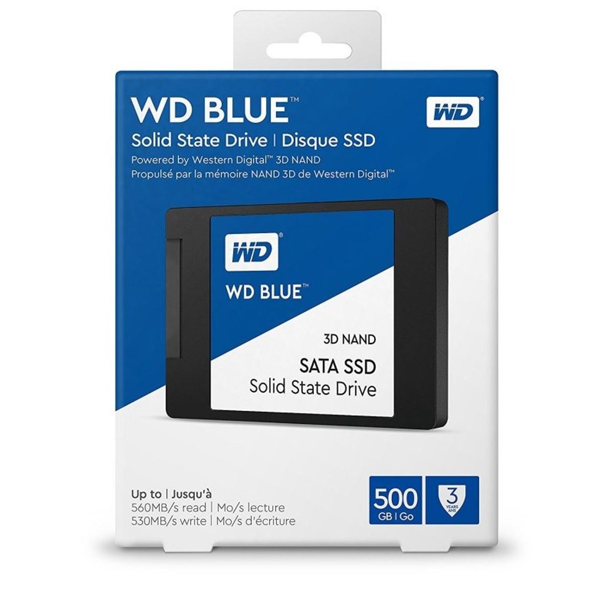 WESTERN DIGITAL - Disco de Estado Solido Western Digital 500GB Blue SSD