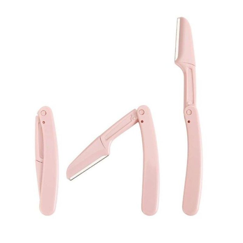 GENERICO - Pack De 3 Navaja De Afeitar Plegables Para Cejas