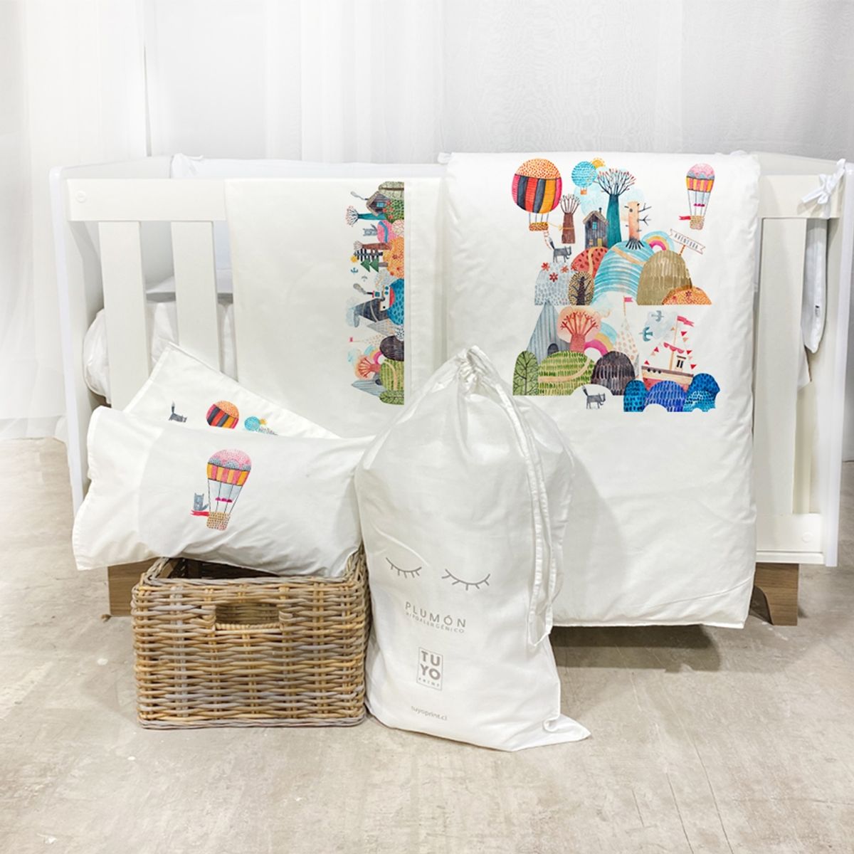 TUYO PRINT - Set Cuna Pack and Play Aventura - Tuyo Print