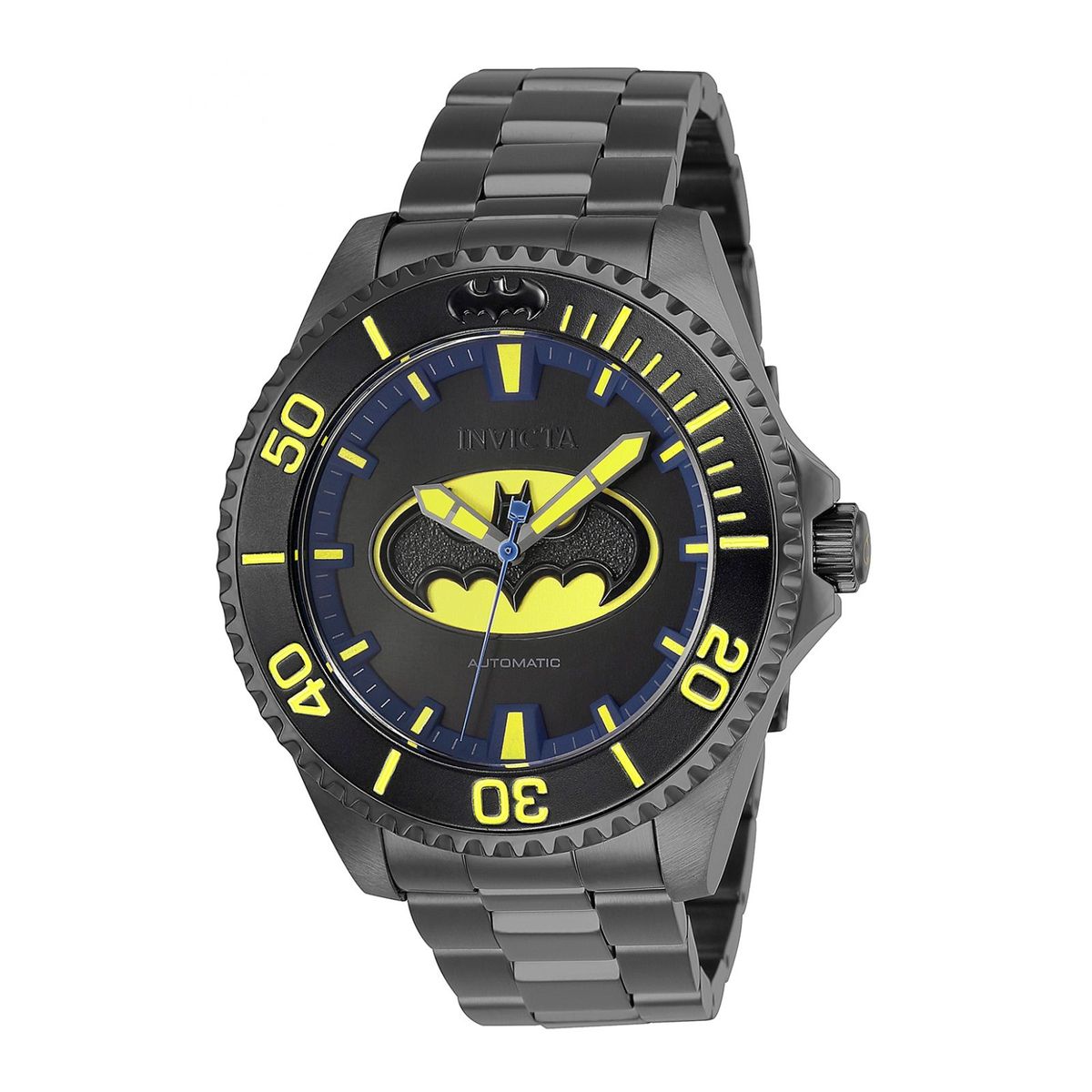 INVICTA - Reloj Invicta Hombre DC Comics Batman 26901 Acero Inoxidable Gris