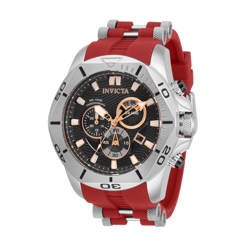 INVICTA - Reloj Invicta Hombre Speedway 32254 Acero Inoxidable Plateado, rojo