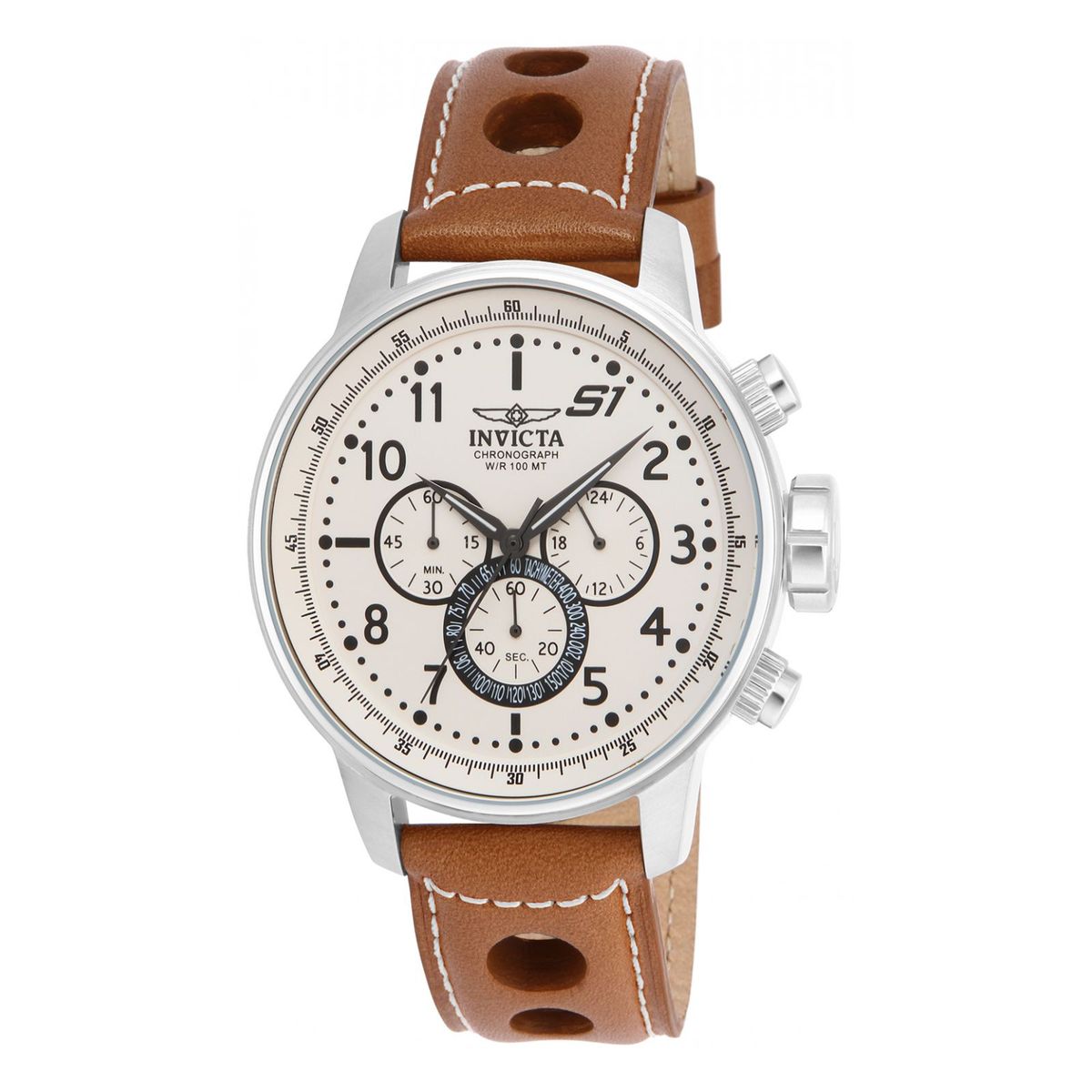 INVICTA - Reloj Invicta Hombre S1 Rally 16009 Cuero Marrón