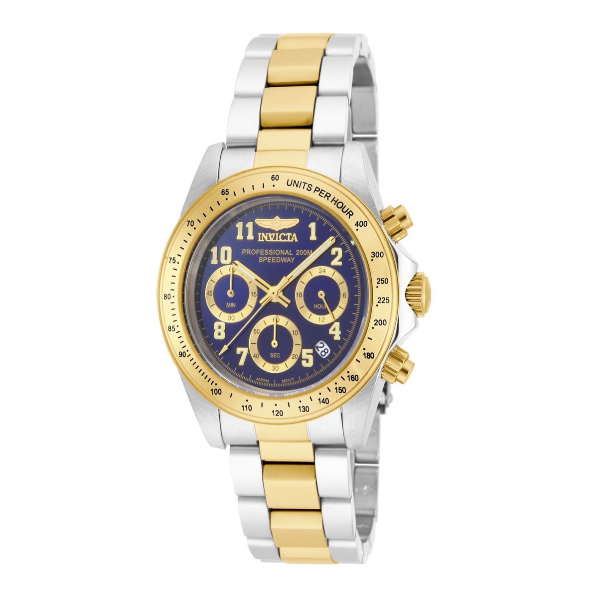 INVICTA - Reloj Invicta Hombre Speedway 17028 Acero Inoxidable Plateado dorado