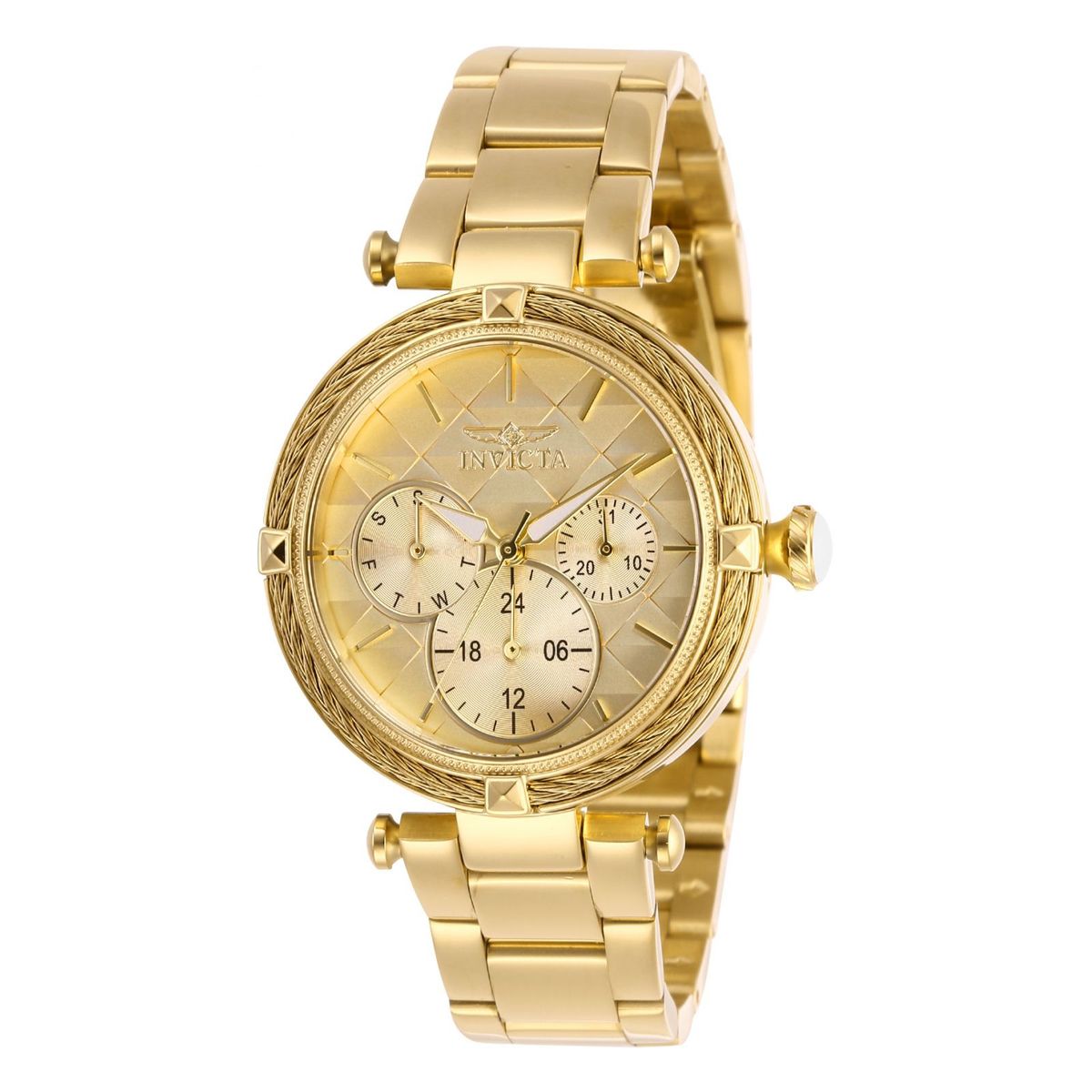 INVICTA - Reloj Invicta Mujer Bolt 28957 Acero Inoxidable Dorado
