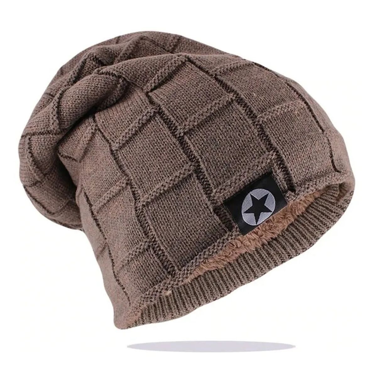 ROYAL - Gorro Invierno Hombre De Lana Con Forro Interno Moda Royal