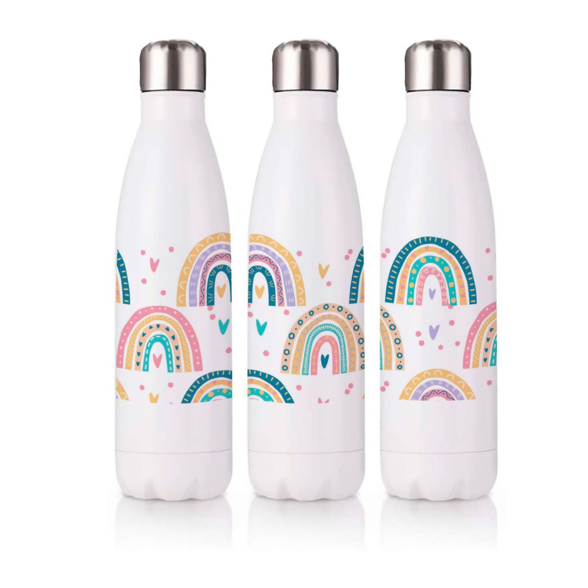 GENERICO - Botella térmica Bowling Anhiz 600ml Arcoiris