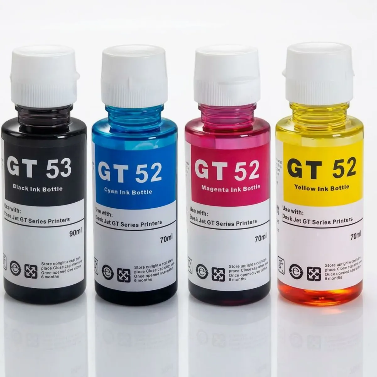 PREMIUM - Tinta GT52/53 Pack 4 Colores Compatible con GT5820 INK-TANK 315/415