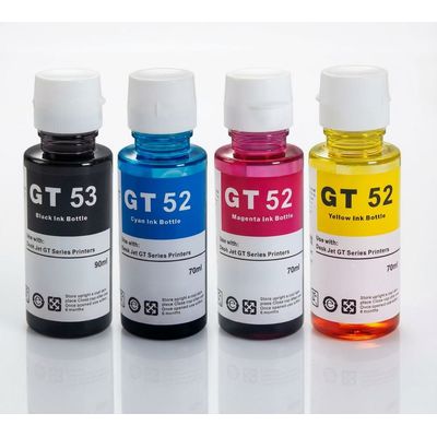 Imagen 2 del producto Tinta GT52/53 Pack 4 Colores Compatible con GT5820 INK-TANK 315/415