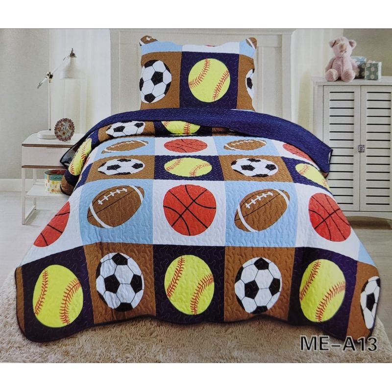 GENERICO - Cubrecama Quilt Verano 1 1/2 plaza - Mundo Deporte.