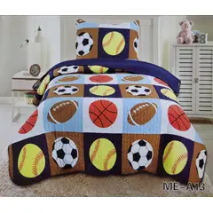 GENERICO - Cubrecama Quilt Verano 1 1/2 plaza - Mundo Deporte.